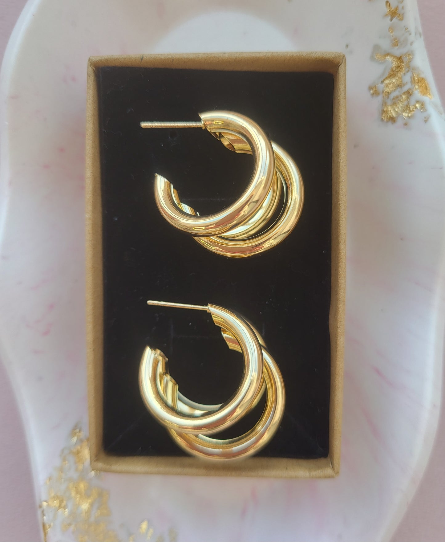 Triple Hoop Earrings