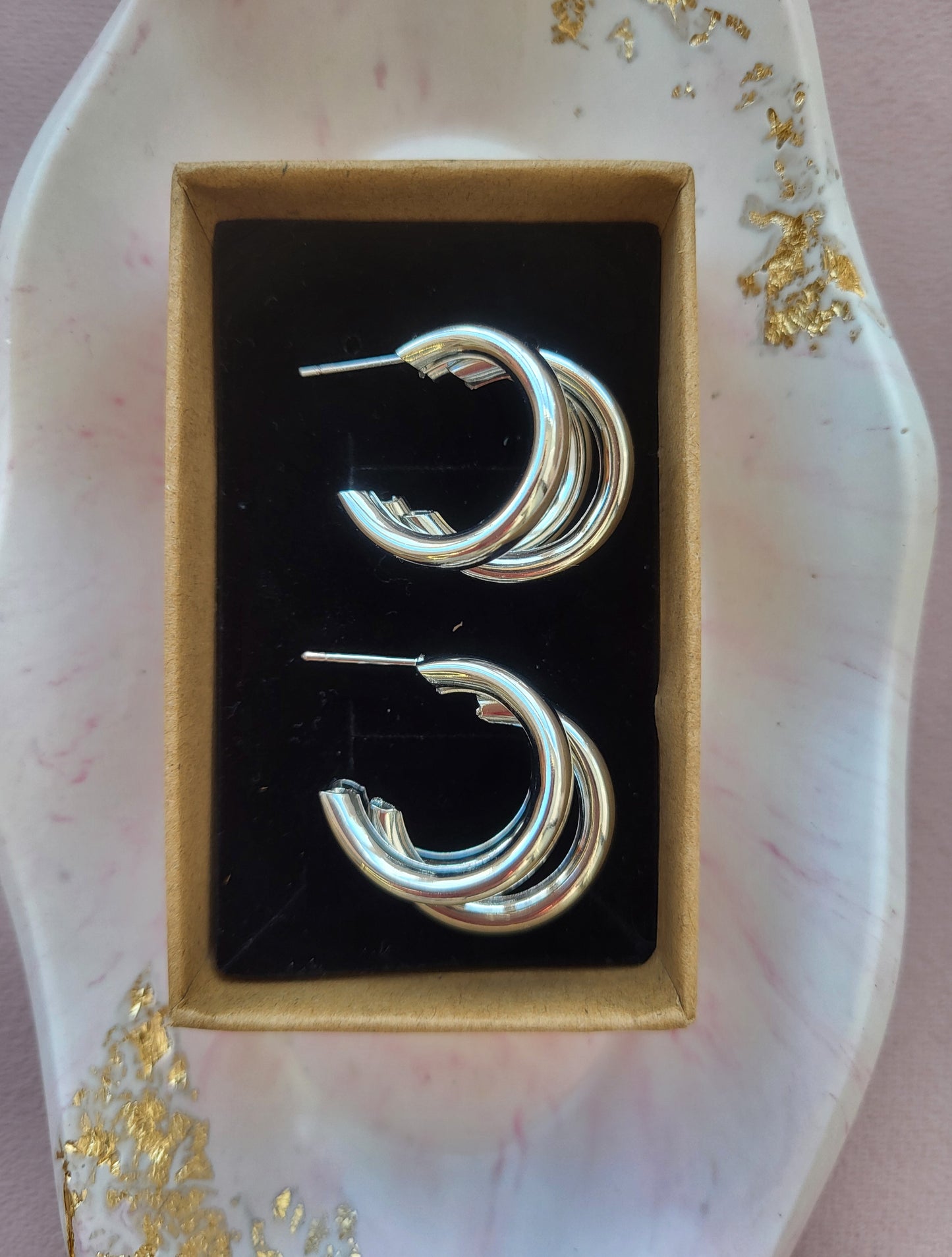Triple Hoop Earrings