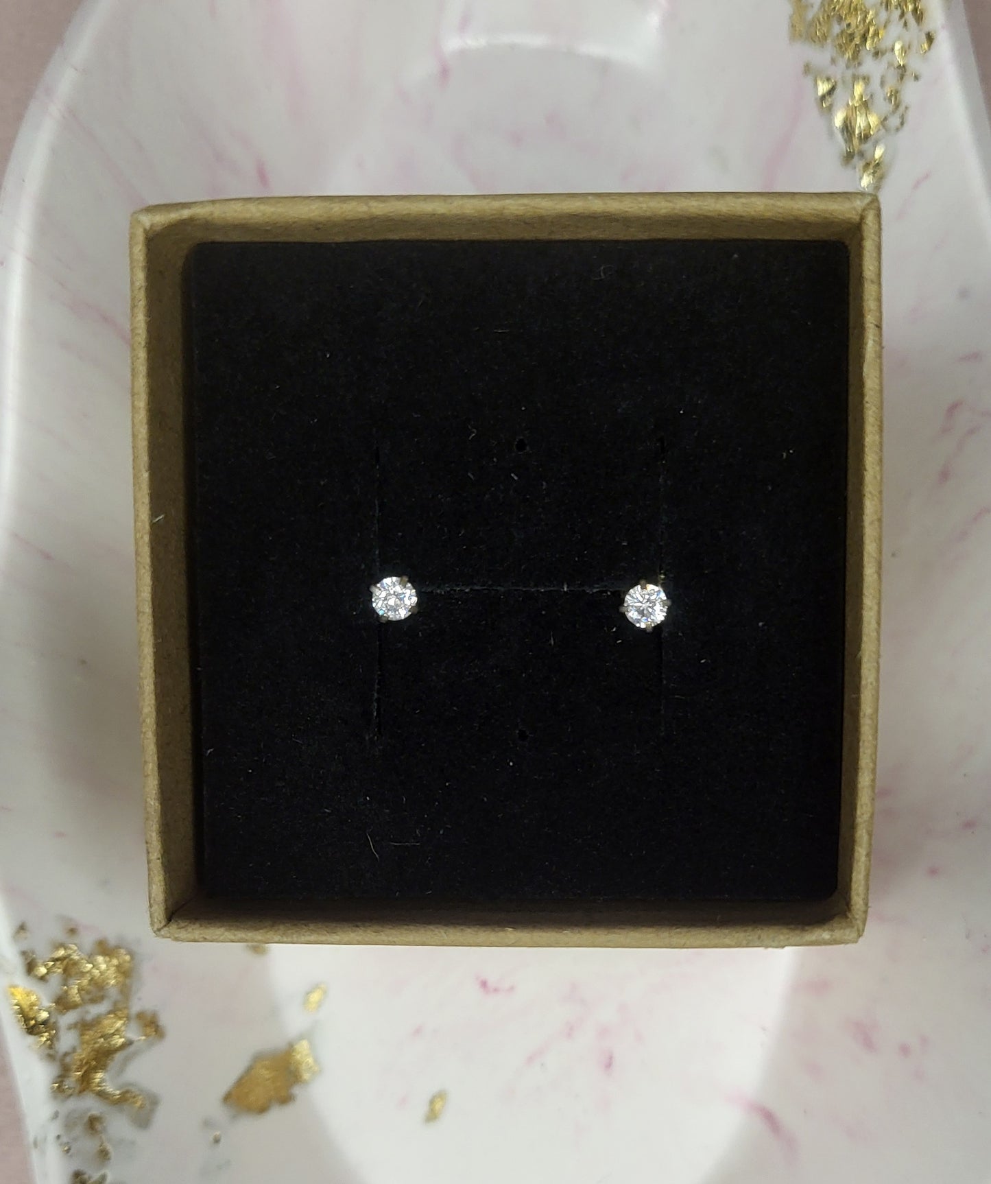 Cubic Zirconia Stud Earrings