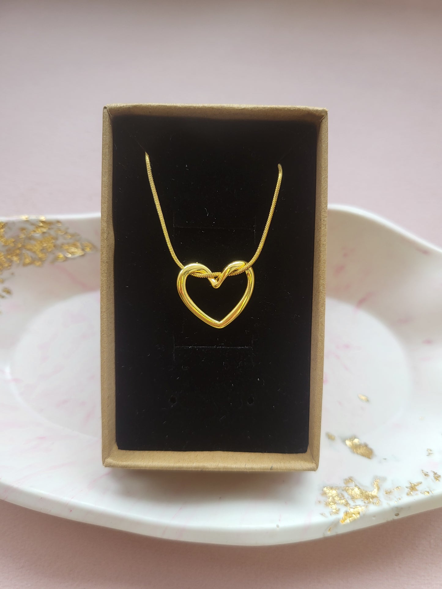 Hollow Heart Necklace