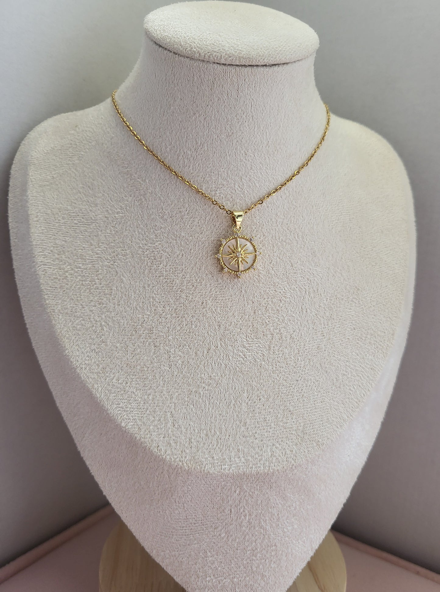 Compass Gold Necklace
