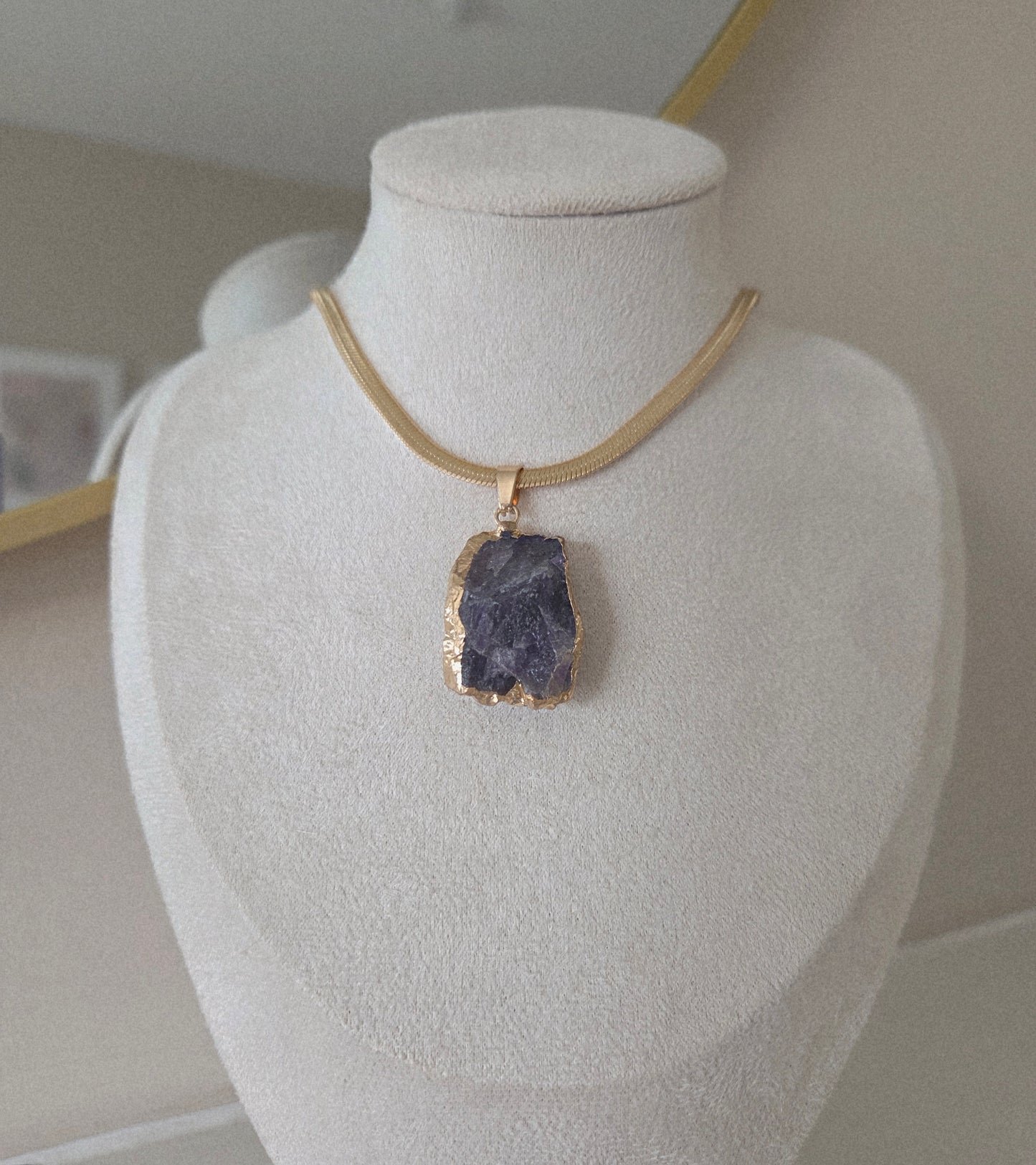 Amethyst Statement Necklace