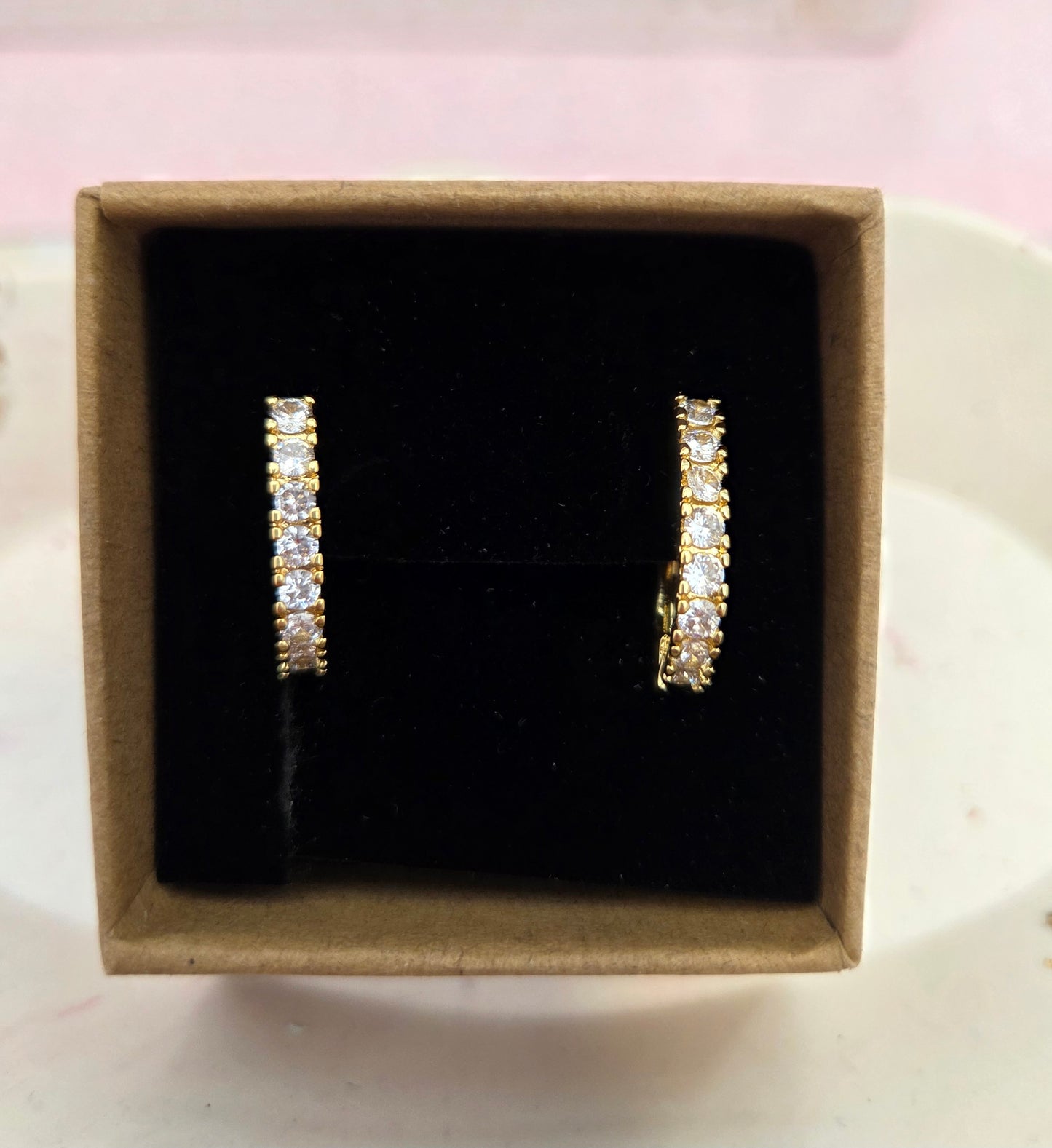 Paved Earrings